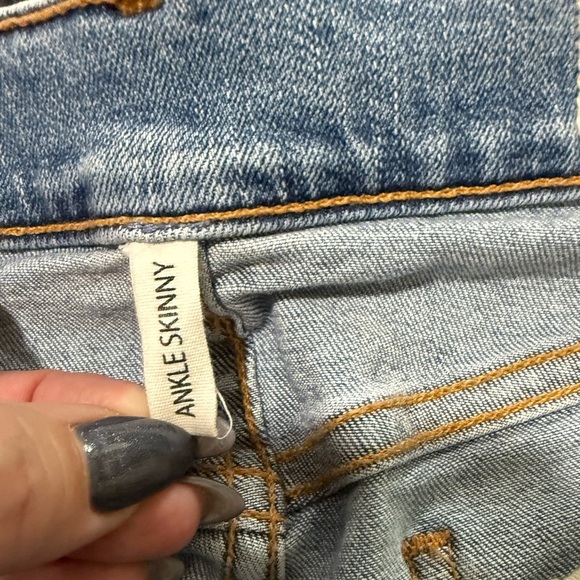 Rag & Bone Ankle Skinny Jeans Size 28 Nelly Light Wash - Picture 9 of 16